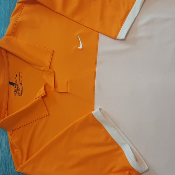 Nike Other - Nike Golf Men's Polo Shirt Size XL Orange And White